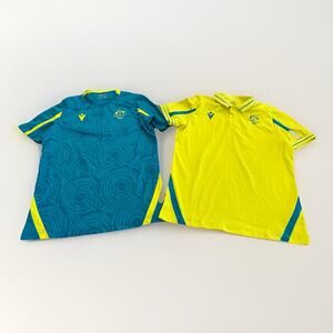 Lot Of 2 Macron Polo Jersey Australia Commonwealth Games 2022 Birmingham Size M